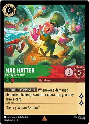 (094/204) Mad Hatter - Unruly Eccentric - Archazia's Island Cold Foil