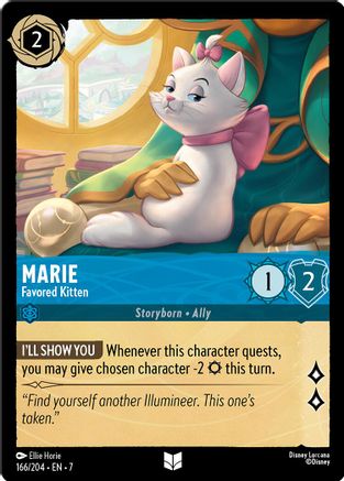 (166/204) Marie - Favored Kitten - Archazia's Island Cold Foil