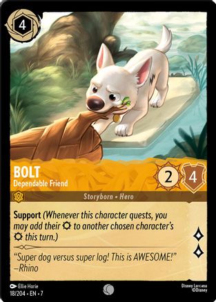 (018/204) Bolt - Dependable Friend - Archazia's Island Cold Foil