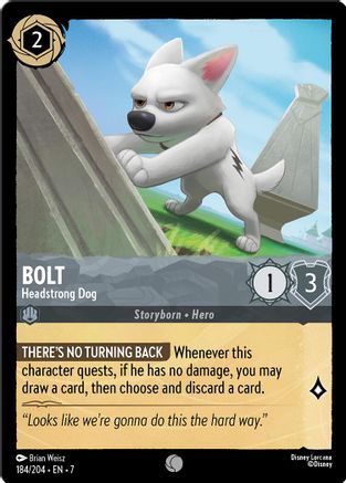 (184/204) Bolt - Headstrong Dog - Archazia's Island Cold Foil