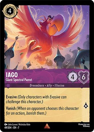 (049/204) Iago - Giant Spectral Parrot - Archazia's Island Normal