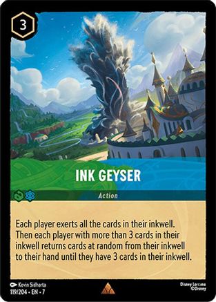 (119/204) Ink Geyser - Archazia's Island Cold Foil
