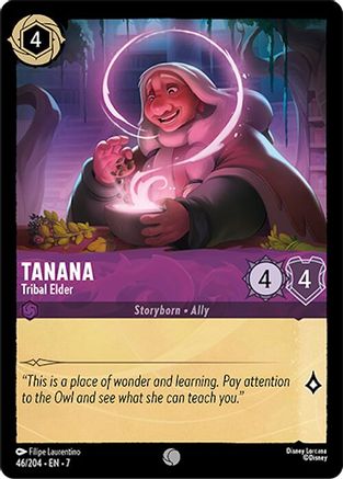 (046/204) Tanana - Tribal Elder - Archazia's Island Cold Foil