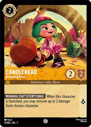 (017/204) Candlehead - Dedicated Racer - Archazia's Island Normal