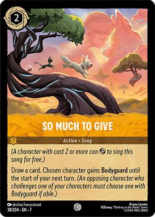 (038/204) So Much to Give - Archazia's Island Normal