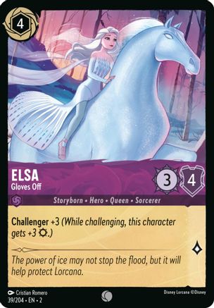 (039/204) Elsa - Gloves Off (Errata Version) - Rise of the Floodborn Normal