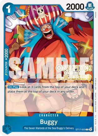 (ST17-003) Buggy (Judge Pack Vol. 5) - One Piece Promotion Cards Foil