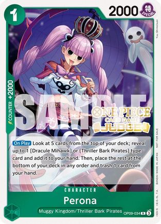 (OP09-034) Perona (Judge Pack Vol. 5) - One Piece Promotion Cards Foil