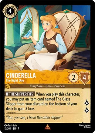 (015/204) Cinderella - The Right One - Archazia's Island Cold Foil