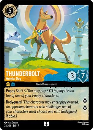 (023/204) Thunderbolt - Wonder Dog - Archazia's Island Cold Foil