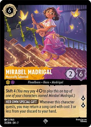 (035/204) Mirabel Madrigal - Musically Talented - Archazia's Island Cold Foil