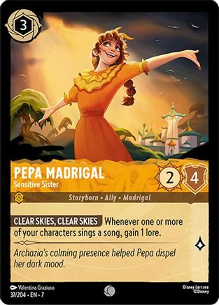 (037/204) Pepa Madrigal - Sensitive Sister - Archazia's Island Normal