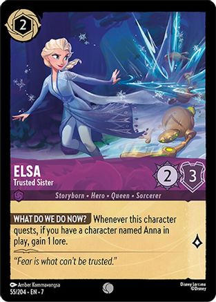 (055/204) Elsa - Trusted Sister - Archazia's Island Normal