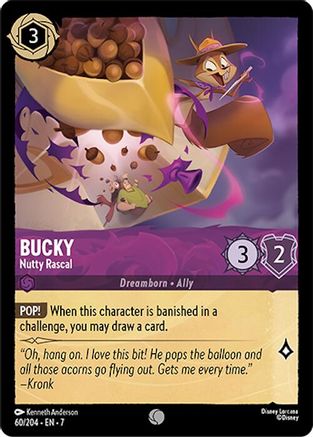 (060/204) Bucky - Nutty Rascal - Archazia's Island Cold Foil