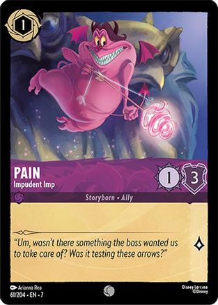 (061/204) Pain - Impudent Imp - Archazia's Island Normal