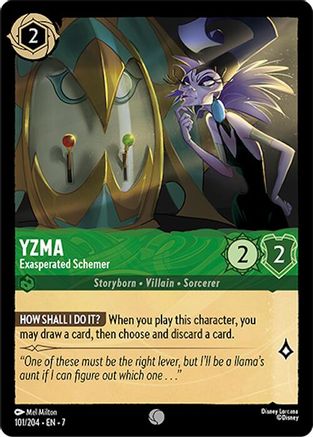 (101/204) Yzma - Exasperated Schemer - Archazia's Island Cold Foil