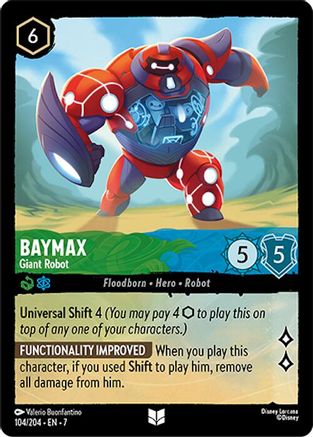 (104/204) Baymax - Giant Robot - Archazia's Island Cold Foil