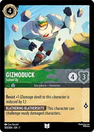 (105/204) Gizmoduck - Suited Up - Archazia's Island Cold Foil