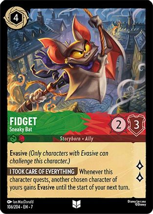 (106/204) Fidget - Sneaky Bat - Archazia's Island Normal
