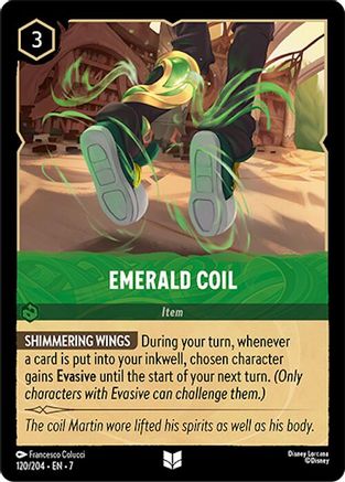 (120/204) Emerald Coil - Archazia's Island Cold Foil