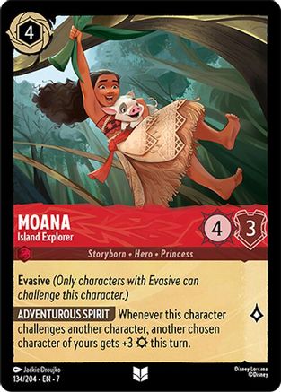 (134/204) Moana - Island Explorer - Archazia's Island Cold Foil