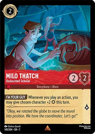 (145/204) Milo Thatch - Undaunted Scholar - Archazia's Island Normal