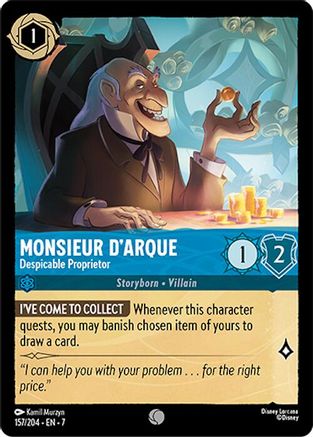(157/204) Monsieur D'Arque - Despicable Proprietor - Archazia's Island Normal