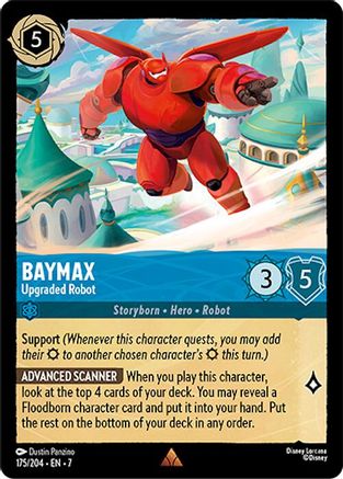 (175/204) Baymax - Upgraded Robot - Archazia's Island Cold Foil