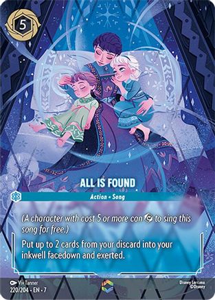 (220/204) All Is Found (Enchanted) - Archazia's Island Holofoil