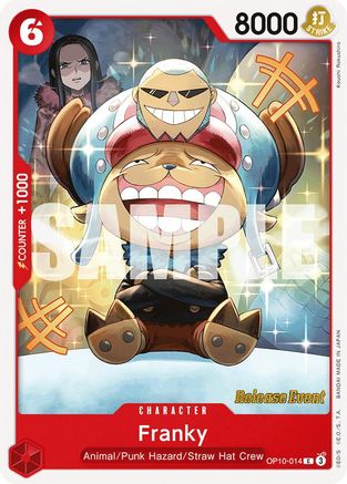 (OP10-014) Franky (014) - Royal Blood Release Event Cards Normal