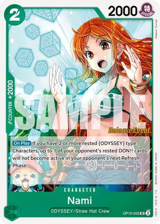 (OP10-033) Nami (033) - Royal Blood Release Event Cards Normal