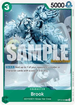 (OP10-035) Brook (035) - Royal Blood Release Event Cards Normal