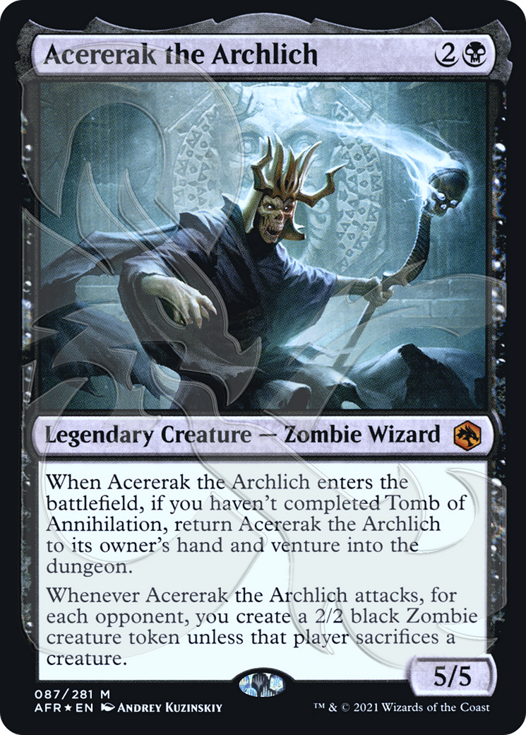 Acererak the Archlich (AFR&-87A) - Adventures in the Forgotten Realms Promos Foil