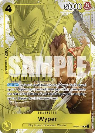 (OP08-110) Wyper (Winner Pack 2025 Vol. 2) - One Piece Promotion Cards Nonfoil