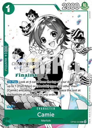 (OP06-025) Camie (Championship 2024 Finalist Card Set Vol. 2) - One Piece Promotion Cards Foil