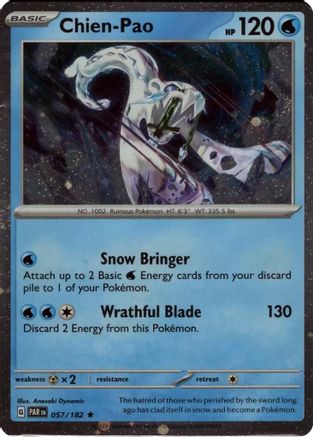 Chien-Pao (Cosmos Holo) (57/182) - Miscellaneous Cards & Products Holofoil - Rare