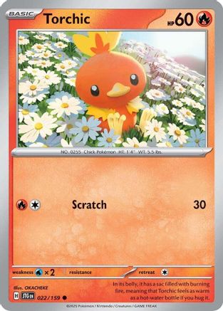 Torchic (22/159) - SV09 Journey Together - Common