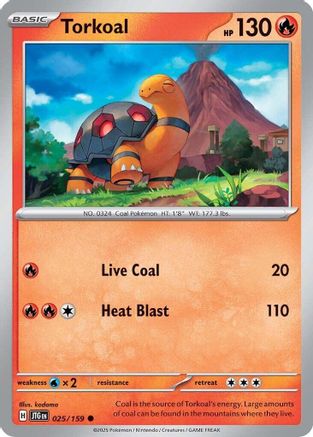 Torkoal (25/159) - SV09 Journey Together - Common