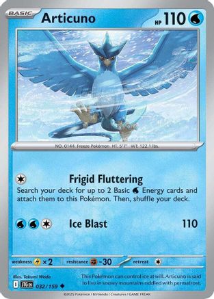 Articuno (32/159) - SV09 Journey Together - Uncommon