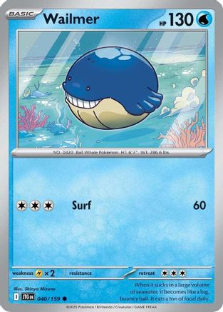 Wailmer (40/159) - SV09 Journey Together - Common