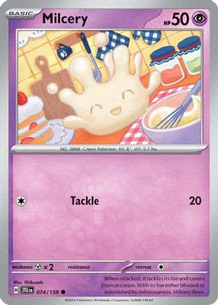 Milcery (74/159) - SV09 Journey Together Reverse Holofoil - Common