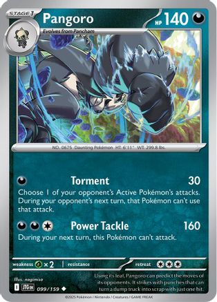 Pangoro (99/159) - SV09 Journey Together - Uncommon