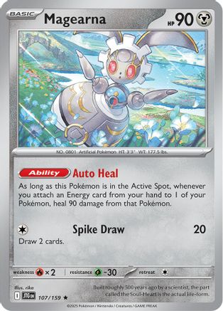 Magearna (107/159) - SV09 Journey Together Reverse Holofoil - Rare