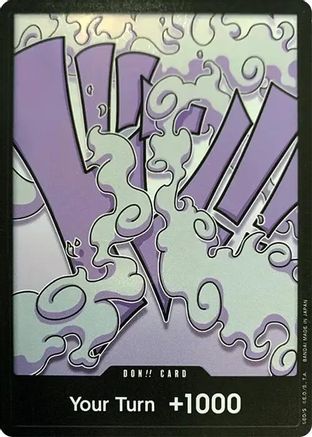 DON!! Card (DP10-001) (Tin Pack Set Vol. 1 -Monkey.D.Luffy Gear 5 Smoke-) - One Piece Promotion Cards Foil