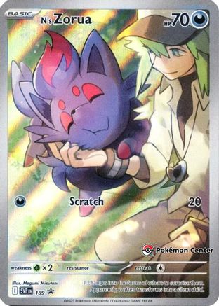 N's Zorua (Pokemon Center Exclusive) (189) - SV Scarlet & Violet Promo Cards Holofoil - Promo