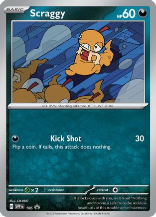 Scraggy (186) - SV Scarlet & Violet Promo Cards Holofoil - Promo