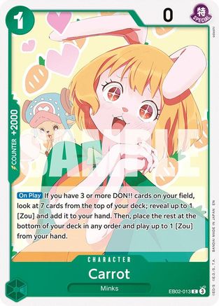 (EB02-013) Carrot - Extra Booster: Anime 25th Collection - Normal