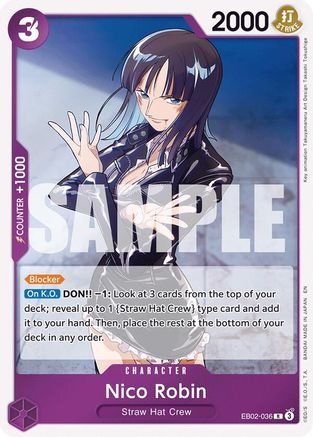 (EB02-036) Nico Robin - Extra Booster: Anime 25th Collection - Foil