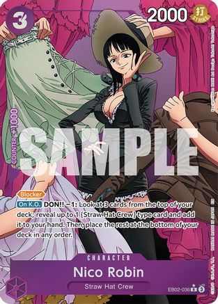 (EB02-036) Nico Robin (Alternate Art) - Extra Booster: Anime 25th Collection - Foil
