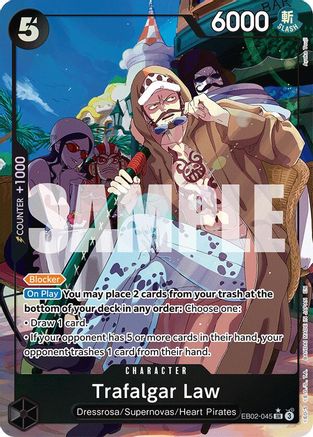 (EB02-045) Trafalgar Law (Alternate Art) - Extra Booster: Anime 25th Collection - Foil
